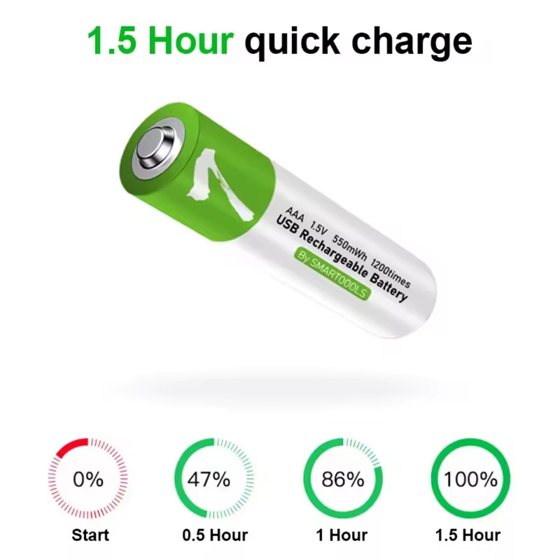 باتری نیم قلمی قابل شارژ بسته 4 عددی