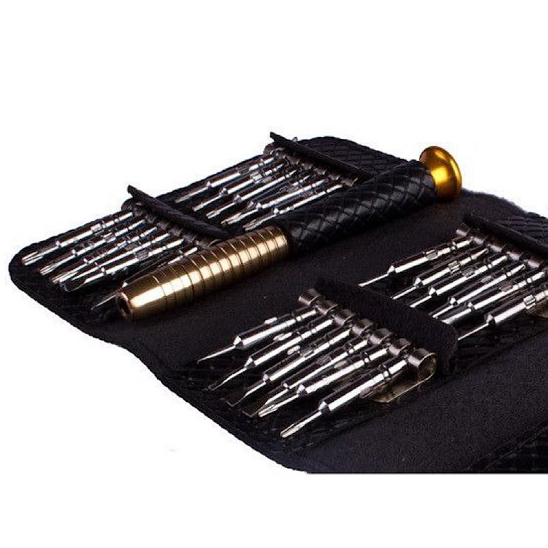 کیف پیچ گوشتی پروفشنال مگنتی 24in1 مدل چرمی