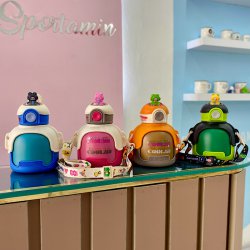 فلاسک قمقمه ای فانتزی استیل 316 مدل 600 میلی لیتری