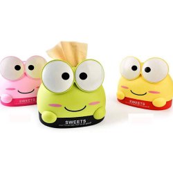 جعبه فانتزی دستمال کاغذی طرح قورباغه