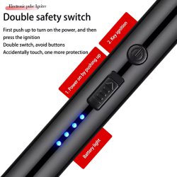 فندک شارژی ضد باد مدل پلاسمایی